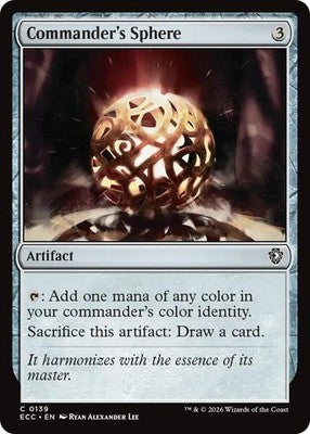 Commander's Sphere ECC 139 NM Magic: The Gathering