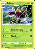 Ariados Pokemon GO 007/078 Uncommon Pokémon — English Lightly Played