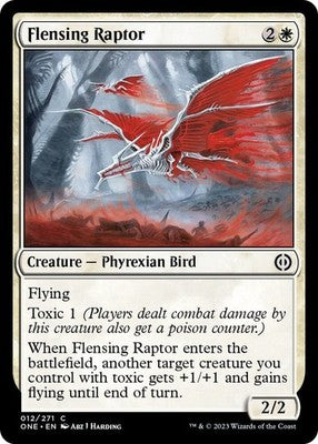 Flensing Raptor ONE 12 NM Magic: The Gathering