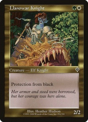 Llanowar Knight INV 254 LP Magic: The Gathering