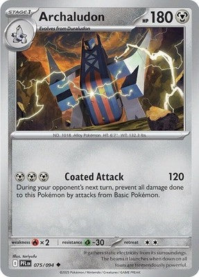 Archaludon 075/094 ME02: Phantasmal Flames Reverse Holofoil Pokémon TCG