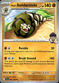 Hop's Sandaconda Journey Together 087/159 Uncommon Pokémon — English Near Mint