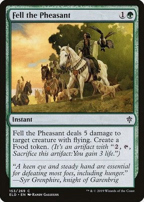 Fell the Pheasant ELD 153 NM Magic: The Gathering