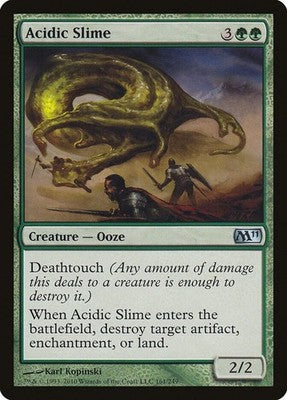 Acidic Slime M11 161 LP Magic: The Gathering