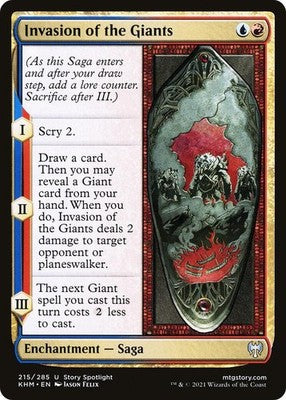 Invasion of the Giants KHM 215 NM Magic: The Gathering