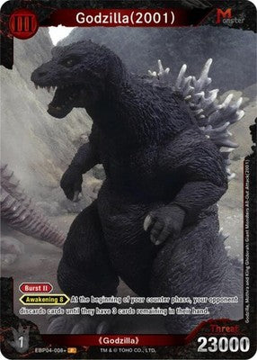 Godzilla (2001) ( ) EBP04-008+ Booster Set 4: Endless Wars Foil Godzilla Card Ga