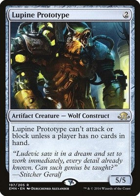 Lupine Prototype EMN 197 NM Magic: The Gathering