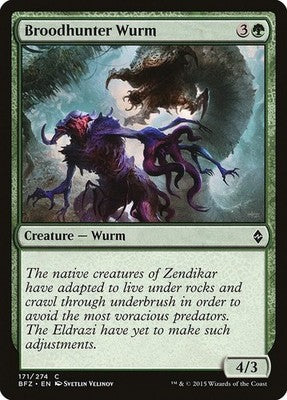 Broodhunter Wurm BFZ 171 NM Magic: The Gathering