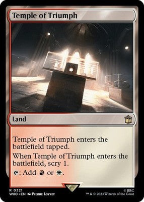 Temple of Triumph WHO 321 NM Magic: The Gathering