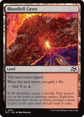 Bloodfell Caves DFT 251 Foil NM Magic: The Gathering