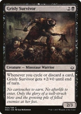 Grisly Survivor HOU 64 NM Magic: The Gathering