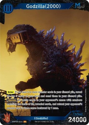 Godzilla (2000) ( ) EBP04-013+ Booster Set 4: Endless Wars Foil Godzilla Card Ga