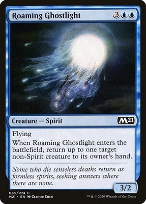 Roaming Ghostlight M21 65 NM Magic: The Gathering