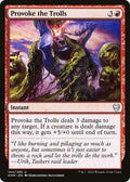 Provoke the Trolls KHM 144 NM Magic: The Gathering
