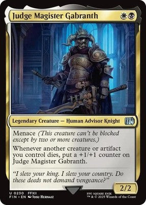 Judge Magister Gabranth FIN 230 NM Magic: The Gathering