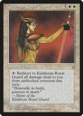 Kjeldoran Royal Guard ICE 38 LP Magic: The Gathering