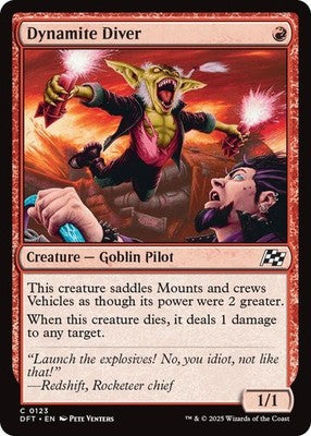 Dynamite Diver DFT 123 Foil NM Magic: The Gathering