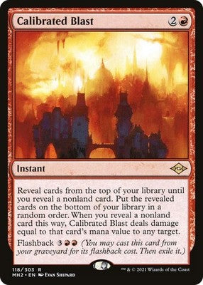 Calibrated Blast MH2 118 NM Magic: The Gathering