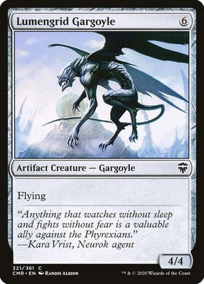 Lumengrid Gargoyle CMR 321 NM Magic: The Gathering
