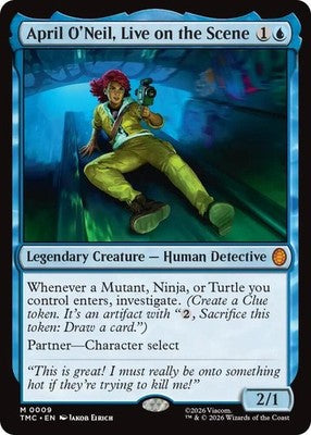 April O'Neil, Live on the Scene TMC 9 NM Magic: The Gathering