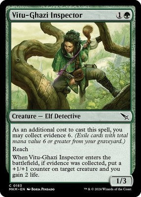 Vitu-Ghazi Inspector MKM 183 Foil NM Magic: The Gathering
