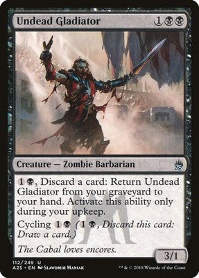 Undead Gladiator A25 112 NM Magic: The Gathering