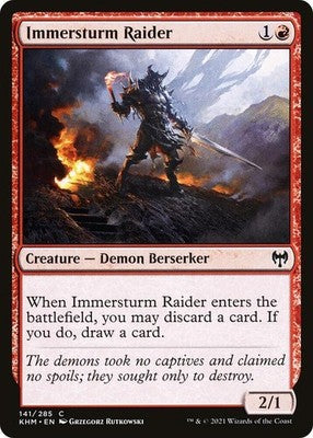 Immersturm Raider KHM 141 LP Magic: The Gathering