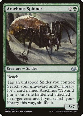 Arachnus Spinner MM3 117 NM Magic: The Gathering