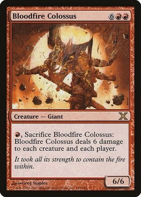 Bloodfire Colossus 10E 191 NM Magic: The Gathering