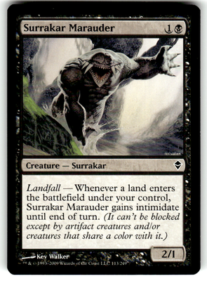 Surrakar Marauder Zendikar 113 C Magic: The Gathering Lightly Played