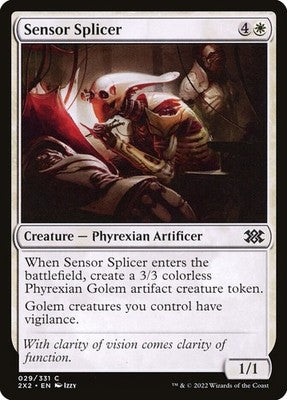 Sensor Splicer 2X2 29 NM Magic: The Gathering