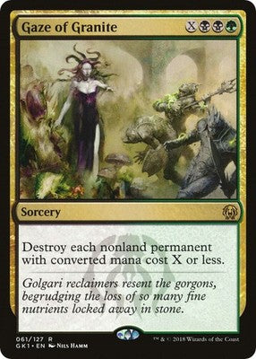 Gaze of Granite GK1 61 NM Magic: The Gathering