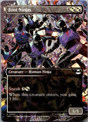 Foot Ninjas (Borderless) 0209 Teenage Mutant Ninja Turtles  NM