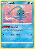 Manaphy 041/172 SWSH09: Brilliant Stars Reverse Holofoil Pokémon TCG