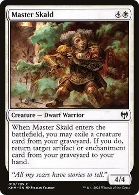 Master Skald KHM 19 NM Magic: The Gathering