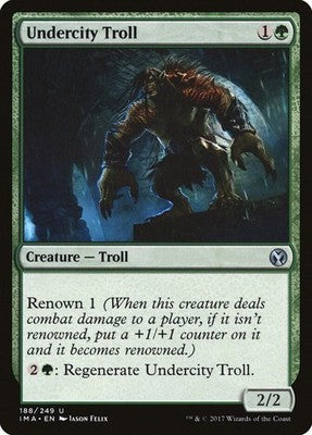 Undercity Troll IMA 188 NM Magic: The Gathering