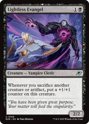 Lightless Evangel EOE 109 Foil NM Magic: The Gathering