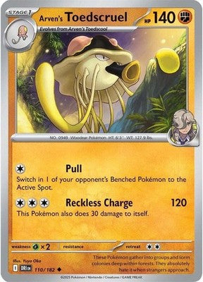Arven's Toedscruel 110/182 SV10: Destined Rivals Pokémon TCG