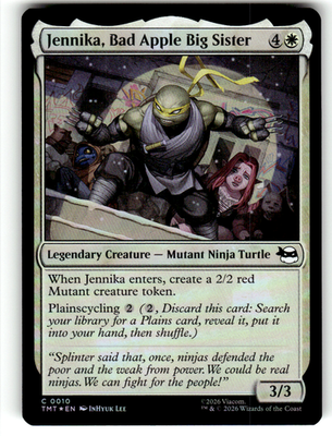 Jennika, Bad Apple Big Sister Teenage Mutant Ninja Turtles 10 C Foil Near Mint