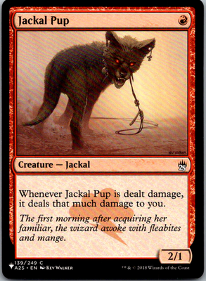 Jackal Pup The List Reprints 139 C Magic: The Gathering Near Mint