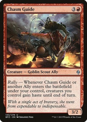 Chasm Guide BFZ 143 NM Magic: The Gathering