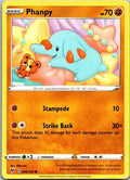 Phanpy 086/185 Common Vivid Voltage Pokemon Lightly Played