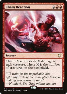 Chain Reaction AFC 116 NM Magic: The Gathering