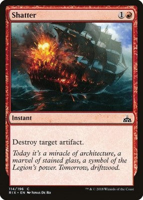 Shatter RIX 114 NM Magic: The Gathering