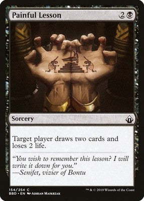 Painful Lesson BBD 154 NM Magic: The Gathering