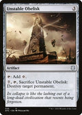 Unstable Obelisk AFC 220 NM Magic: The Gathering