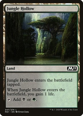 Jungle Hollow M21 247 NM Magic: The Gathering