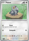 Pidove 071/086 SV: Black Bolt Reverse Holofoil Pokémon TCG