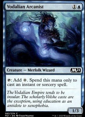 Vodalian Arcanist Core Set 2021 83 C Magic: The Gathering Near Mint