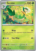 Servine 002/086 SV: Black Bolt Reverse Holofoil Pokémon TCG